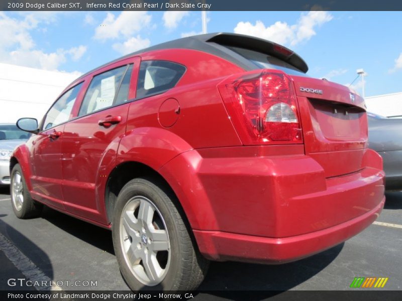 Inferno Red Crystal Pearl / Dark Slate Gray 2009 Dodge Caliber SXT