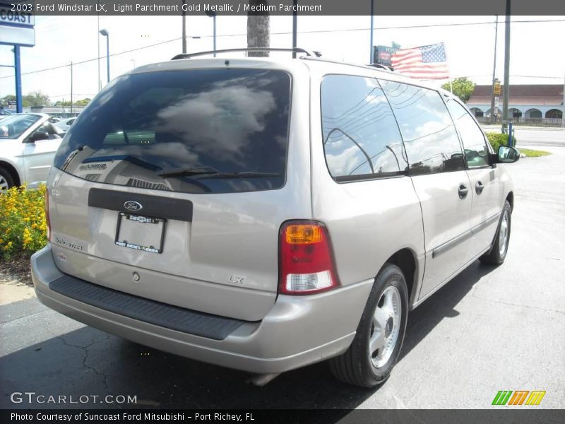 Light Parchment Gold Metallic / Medium Parchment 2003 Ford Windstar LX