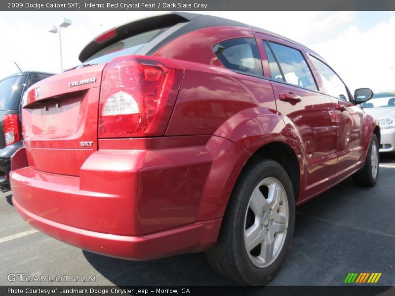 Inferno Red Crystal Pearl / Dark Slate Gray 2009 Dodge Caliber SXT