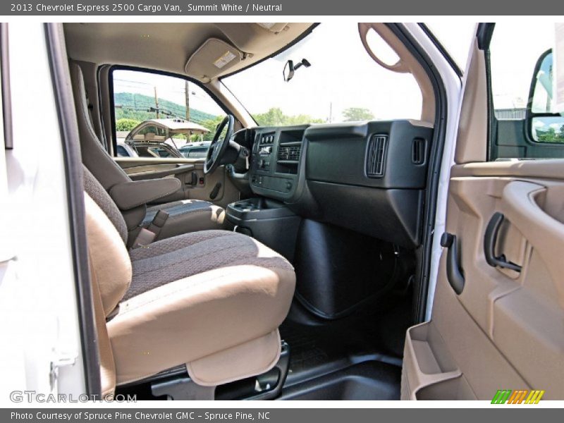 Summit White / Neutral 2013 Chevrolet Express 2500 Cargo Van