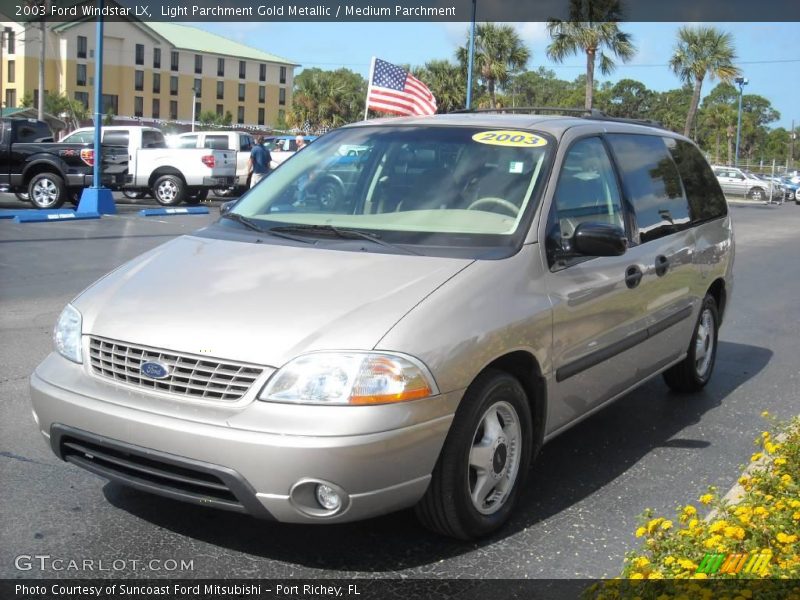 Light Parchment Gold Metallic / Medium Parchment 2003 Ford Windstar LX