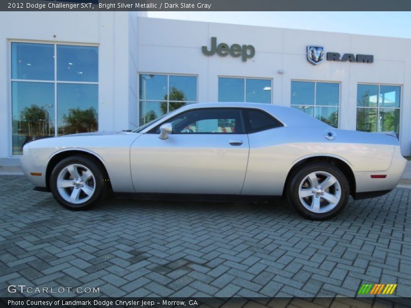 Bright Silver Metallic / Dark Slate Gray 2012 Dodge Challenger SXT