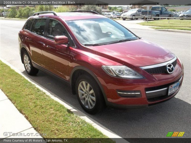Copper Red Mica / Black 2009 Mazda CX-9 Sport