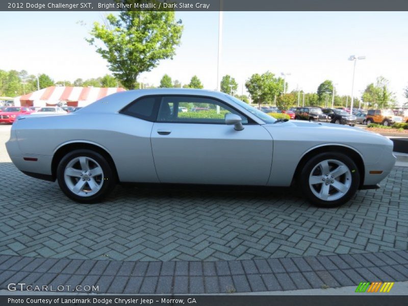 Bright Silver Metallic / Dark Slate Gray 2012 Dodge Challenger SXT