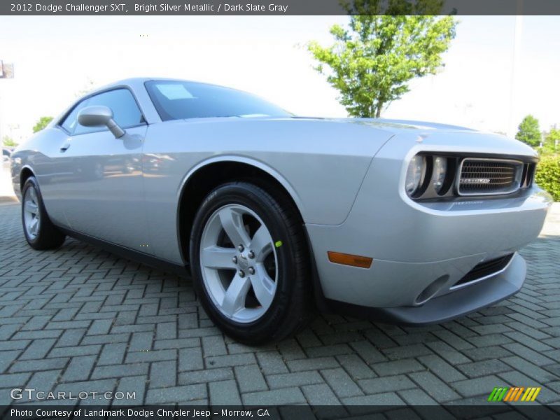 Bright Silver Metallic / Dark Slate Gray 2012 Dodge Challenger SXT