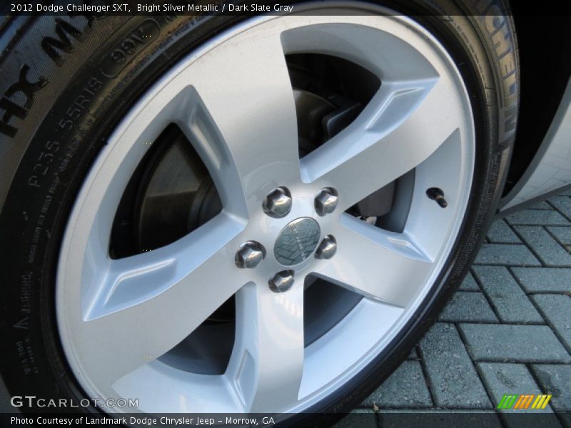 Bright Silver Metallic / Dark Slate Gray 2012 Dodge Challenger SXT