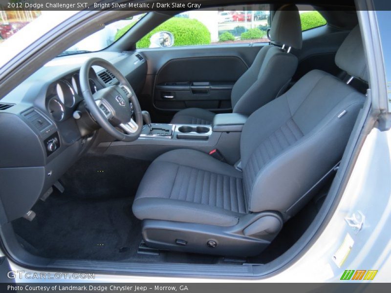 Bright Silver Metallic / Dark Slate Gray 2012 Dodge Challenger SXT
