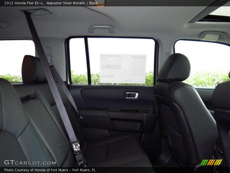 Alabaster Silver Metallic / Black 2013 Honda Pilot EX-L