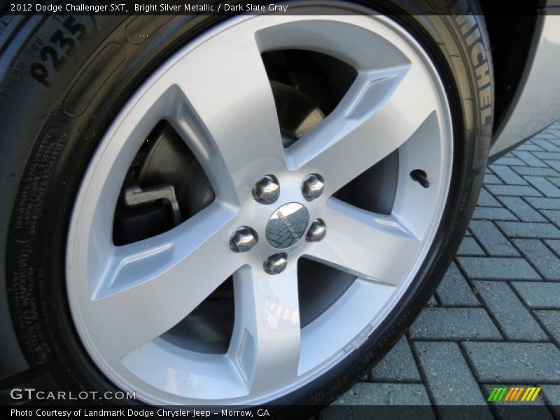 Bright Silver Metallic / Dark Slate Gray 2012 Dodge Challenger SXT