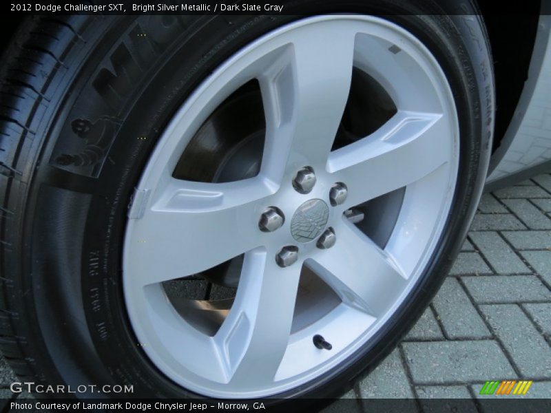 Bright Silver Metallic / Dark Slate Gray 2012 Dodge Challenger SXT