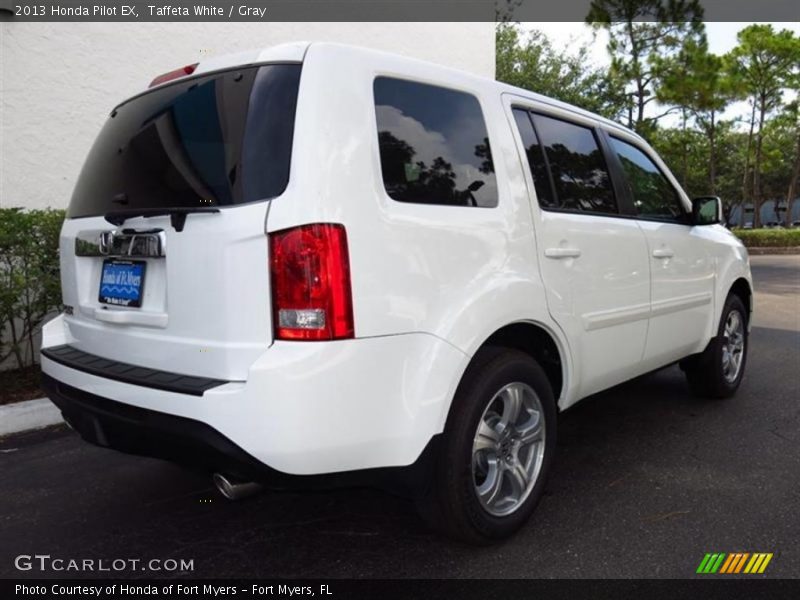 Taffeta White / Gray 2013 Honda Pilot EX