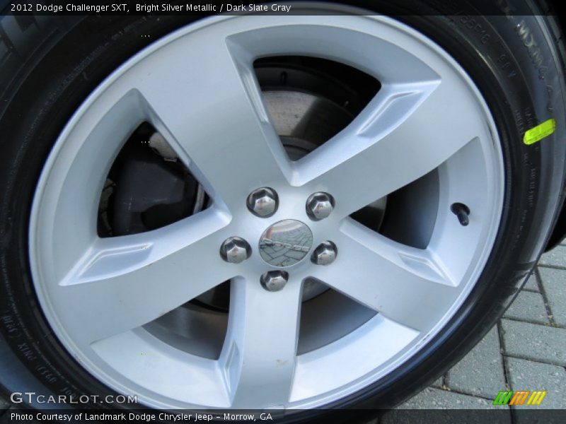 Bright Silver Metallic / Dark Slate Gray 2012 Dodge Challenger SXT