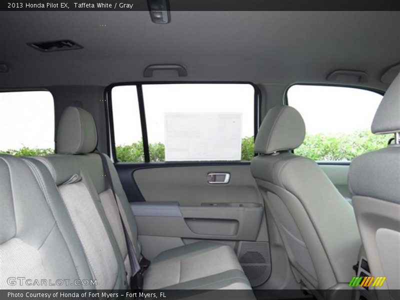 Taffeta White / Gray 2013 Honda Pilot EX