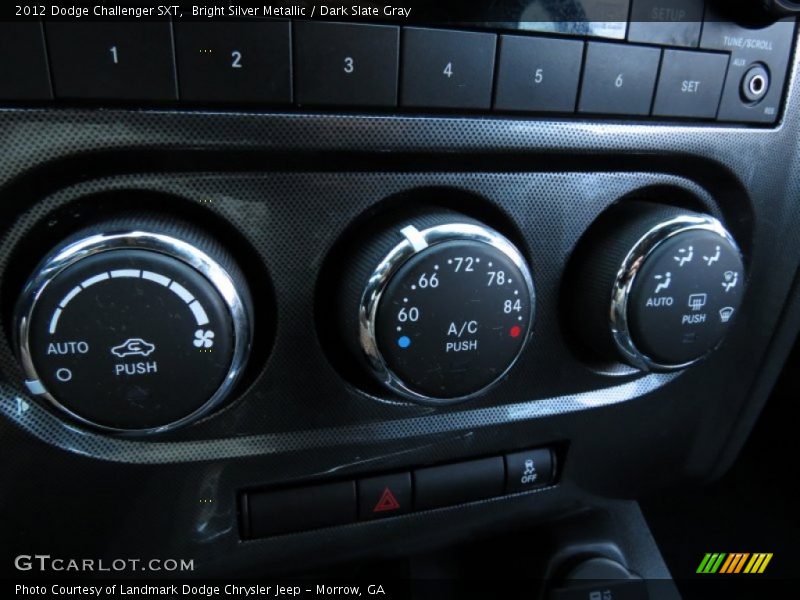 Bright Silver Metallic / Dark Slate Gray 2012 Dodge Challenger SXT