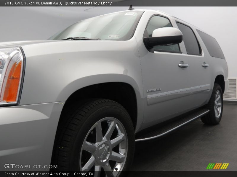 Quicksilver Metallic / Ebony 2013 GMC Yukon XL Denali AWD