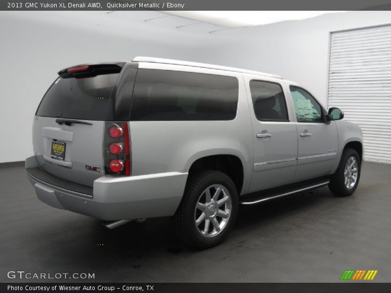 Quicksilver Metallic / Ebony 2013 GMC Yukon XL Denali AWD