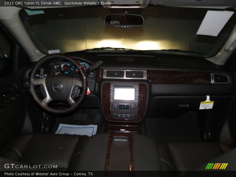 Quicksilver Metallic / Ebony 2013 GMC Yukon XL Denali AWD