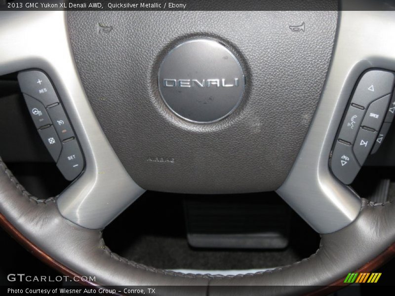 Quicksilver Metallic / Ebony 2013 GMC Yukon XL Denali AWD