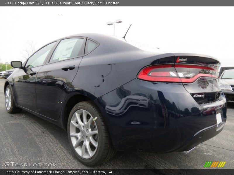 True Blue Pearl Coat / Black/Light Tungsten 2013 Dodge Dart SXT