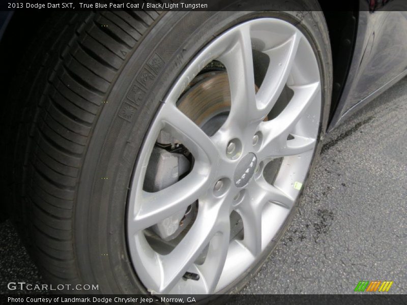 True Blue Pearl Coat / Black/Light Tungsten 2013 Dodge Dart SXT