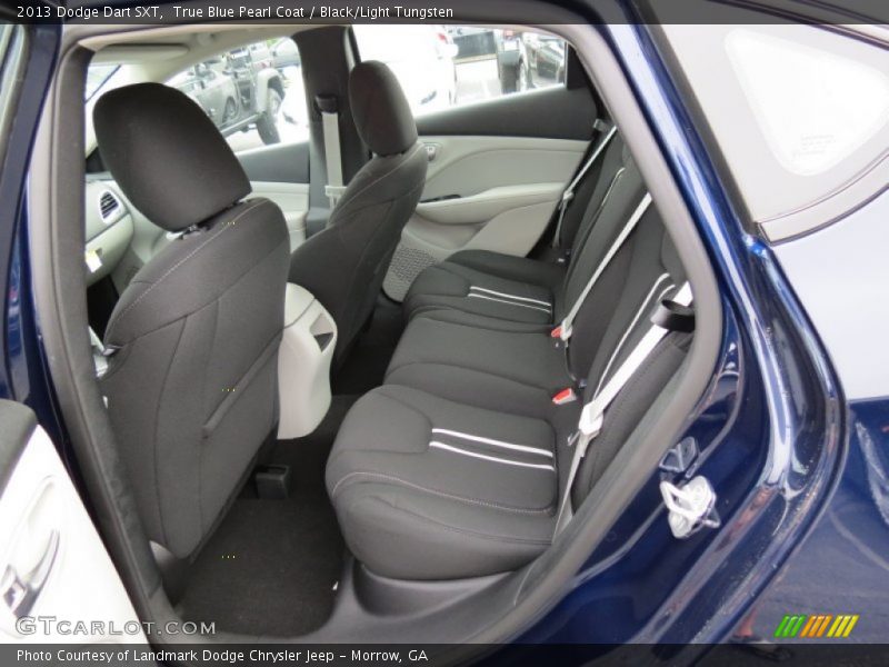 True Blue Pearl Coat / Black/Light Tungsten 2013 Dodge Dart SXT