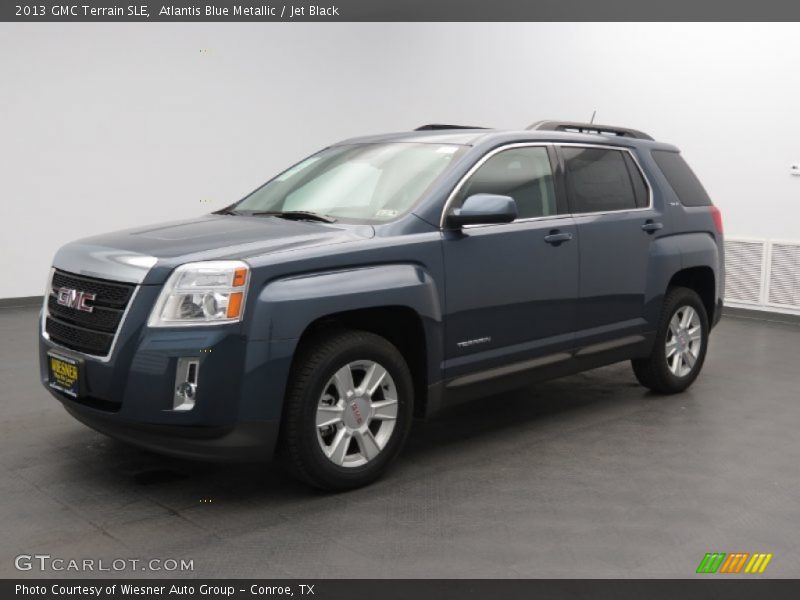 Atlantis Blue Metallic / Jet Black 2013 GMC Terrain SLE