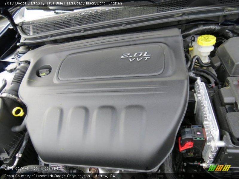True Blue Pearl Coat / Black/Light Tungsten 2013 Dodge Dart SXT