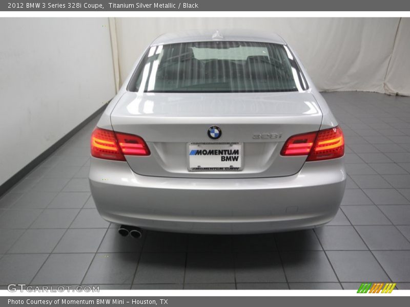 Titanium Silver Metallic / Black 2012 BMW 3 Series 328i Coupe