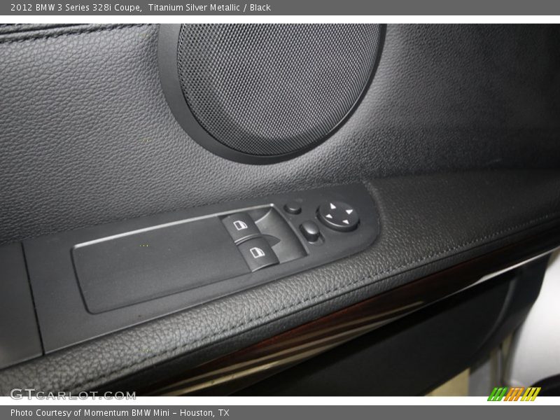 Titanium Silver Metallic / Black 2012 BMW 3 Series 328i Coupe