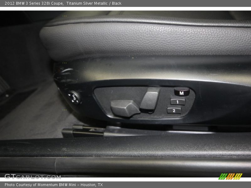 Titanium Silver Metallic / Black 2012 BMW 3 Series 328i Coupe