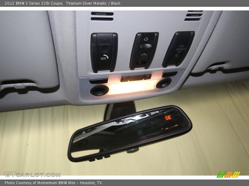 Titanium Silver Metallic / Black 2012 BMW 3 Series 328i Coupe