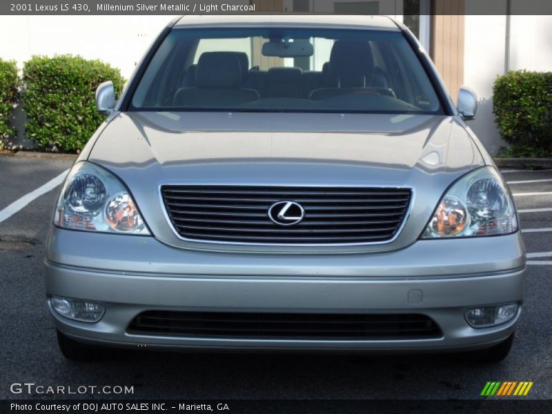 Millenium Silver Metallic / Light Charcoal 2001 Lexus LS 430