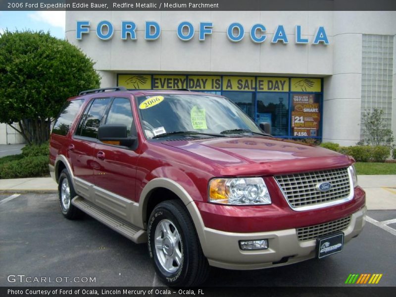 Redfire Metallic / Medium Parchment 2006 Ford Expedition Eddie Bauer