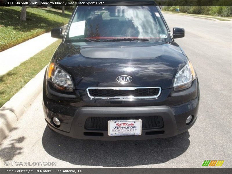 Shadow Black / Red/Black Sport Cloth 2011 Kia Soul Sport