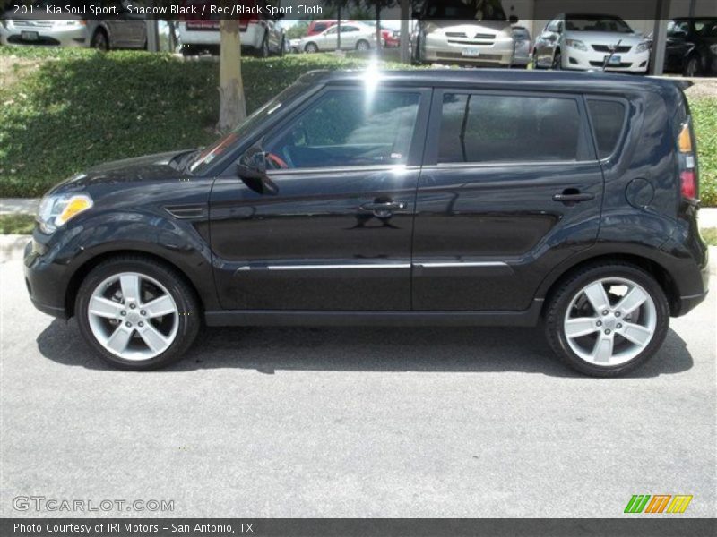 Shadow Black / Red/Black Sport Cloth 2011 Kia Soul Sport
