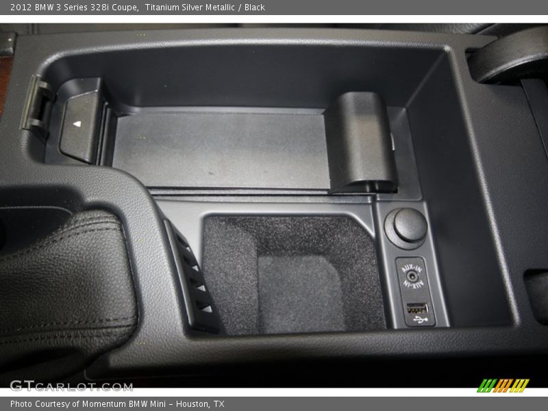 Titanium Silver Metallic / Black 2012 BMW 3 Series 328i Coupe