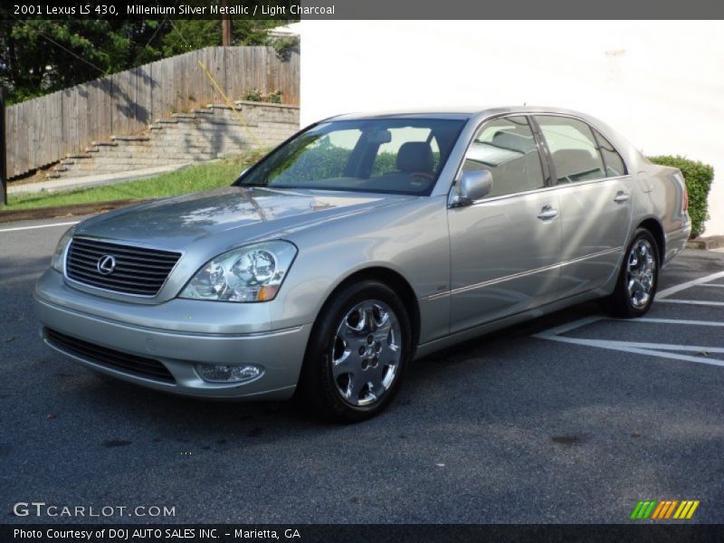 Millenium Silver Metallic / Light Charcoal 2001 Lexus LS 430