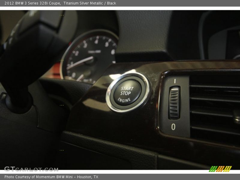 Titanium Silver Metallic / Black 2012 BMW 3 Series 328i Coupe