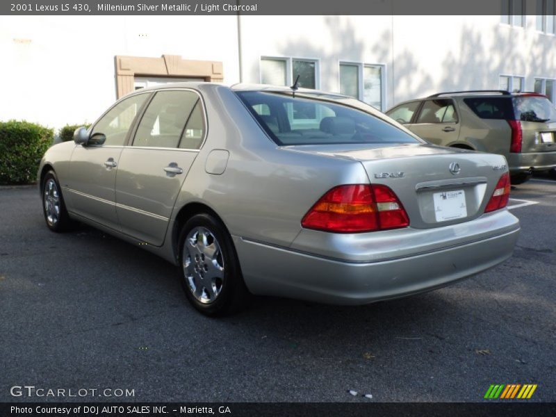 Millenium Silver Metallic / Light Charcoal 2001 Lexus LS 430