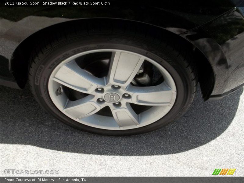 Shadow Black / Red/Black Sport Cloth 2011 Kia Soul Sport