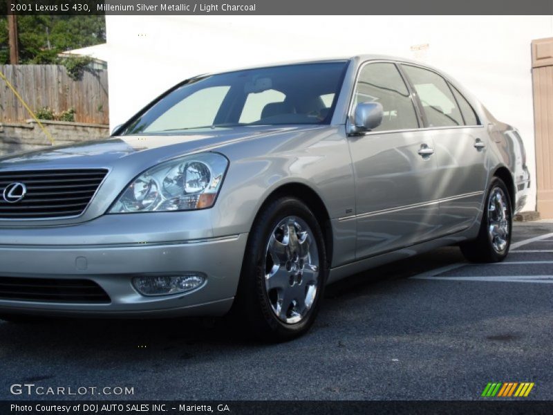 Millenium Silver Metallic / Light Charcoal 2001 Lexus LS 430