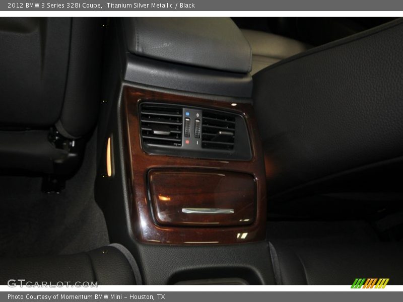 Titanium Silver Metallic / Black 2012 BMW 3 Series 328i Coupe