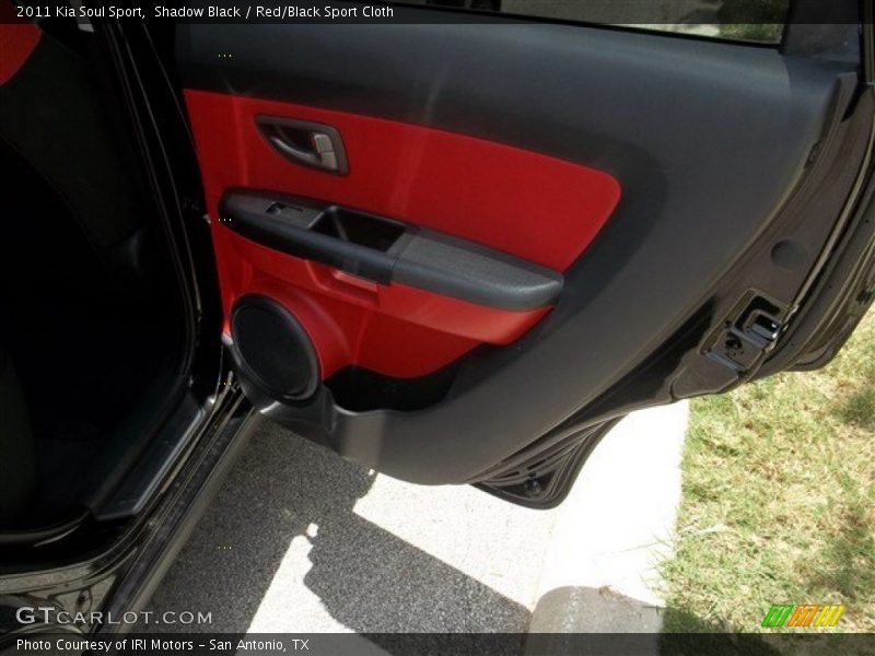 Shadow Black / Red/Black Sport Cloth 2011 Kia Soul Sport