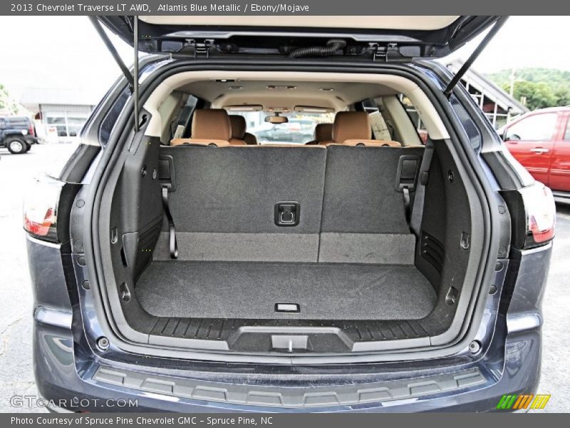 Atlantis Blue Metallic / Ebony/Mojave 2013 Chevrolet Traverse LT AWD
