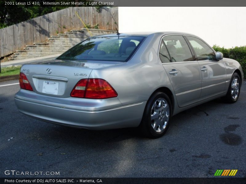 Millenium Silver Metallic / Light Charcoal 2001 Lexus LS 430