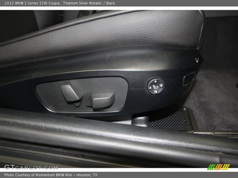 Titanium Silver Metallic / Black 2012 BMW 3 Series 328i Coupe