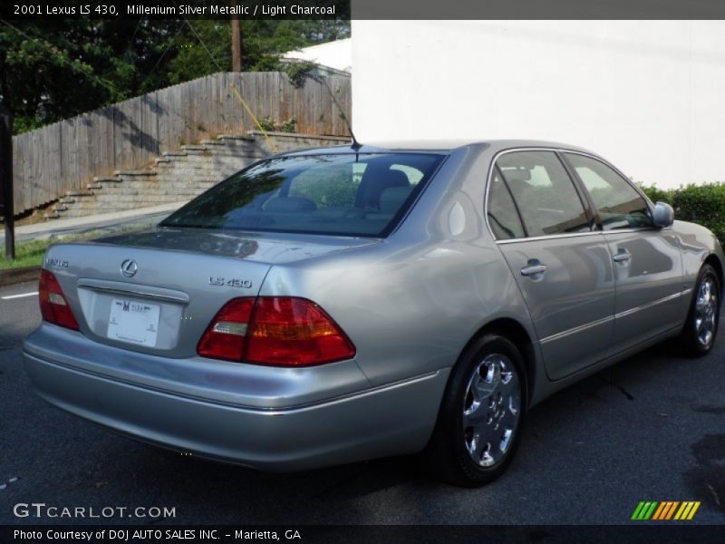 Millenium Silver Metallic / Light Charcoal 2001 Lexus LS 430