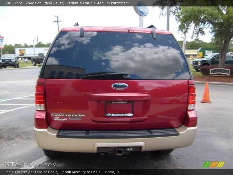 Redfire Metallic / Medium Parchment 2006 Ford Expedition Eddie Bauer