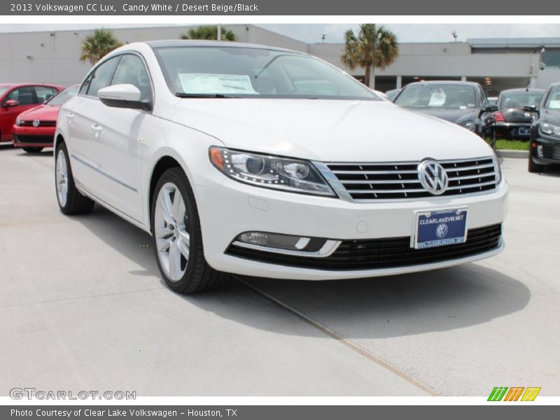Candy White / Desert Beige/Black 2013 Volkswagen CC Lux
