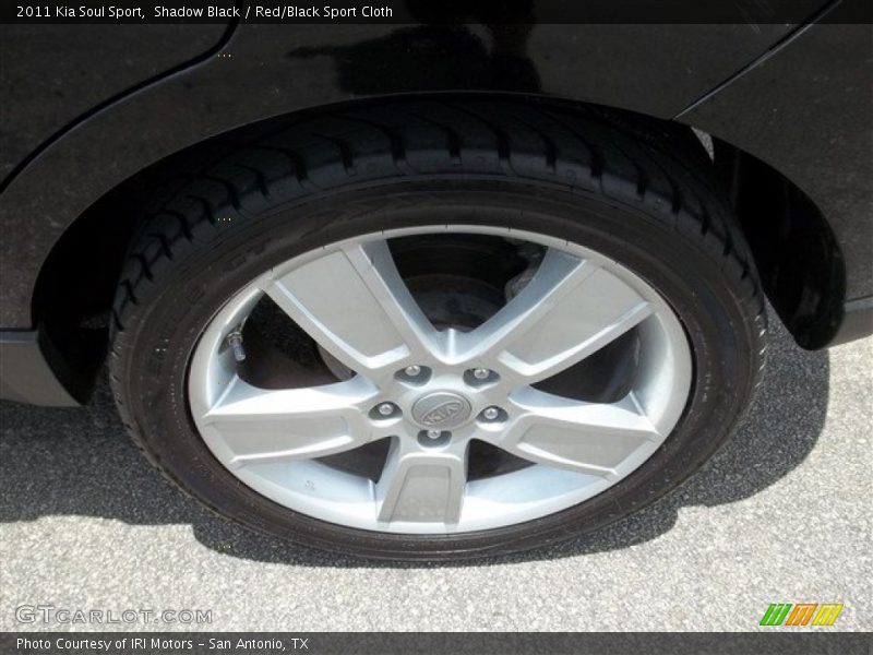 Shadow Black / Red/Black Sport Cloth 2011 Kia Soul Sport